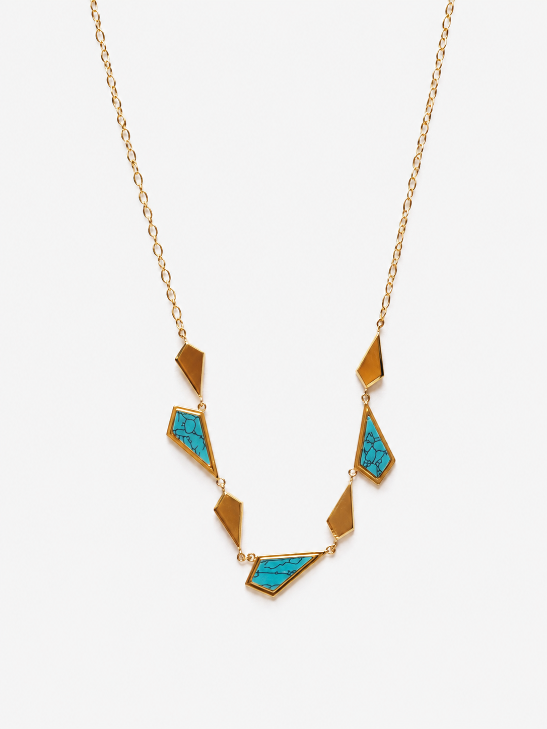 Azure Geometry Necklace