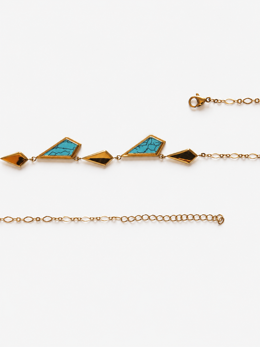 Azure Geometry Necklace